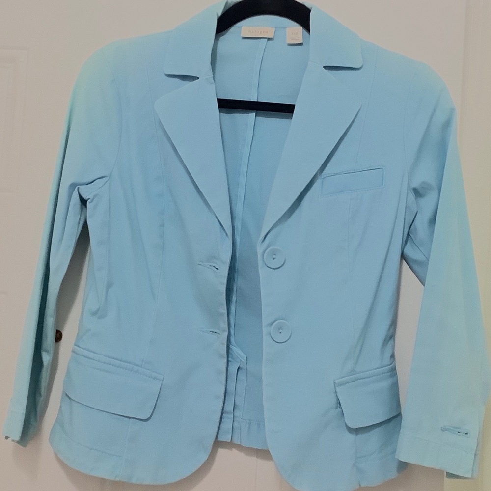 Halogen Turquoise xxs blazer